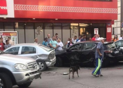 На Чеканах в массовом столкновении пострадали пять машин