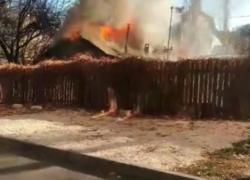 На столичной улице Негруцци приключился пожар