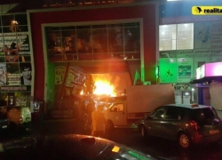 На Центральном рынке вспыхнул крупный пожар 