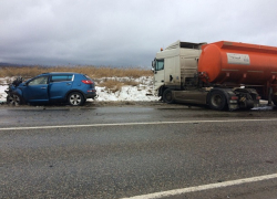 На трассе Кишинев – Леушены бензовоз столкнулся с автомобилем