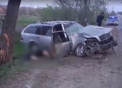 Чудовищный удар автомобиля Mercedes о дерево лишил жизни женщину под Тараклией