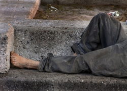 В Кишиневе посреди улицы скончался бездомный 
