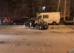 Серьезная авария произошла этой ночью на Старой Почте 