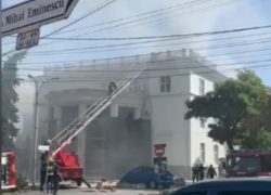 Срочно! В Кишиневе горит здание филармонии