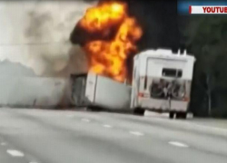 Крупная авария во Флориде унесла 7 жизней, взорвались более 200 литров бензина 