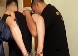 Задержание банды грабителей в Кишиневе сняли на видео 