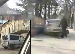 Водители пострадали в жестком столкновении автомобилей Mitsubishi и Citroen на столичном перекрестке