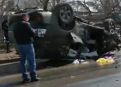 Внедорожник врезался в столб и перевернулся в Оргеевском районе