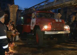 В Дондюшанском районе сгорела церковь