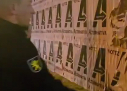Ночной инцидент: полицейский срывал агитацию блока Alternativa