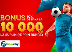 Осталось 2 дня, чтобы получить бонус 10% при пополнении счета с RunPay