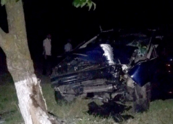 Водитель врезался на высокой скорости в дерево в Приднестровье