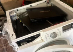 Хитроумный молдаванин спрятал 20 ноутбуков в стиральной машине и попытался провести их в РМ