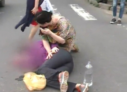 В Кишиневе автомобиль такси сбил женщину на переходе