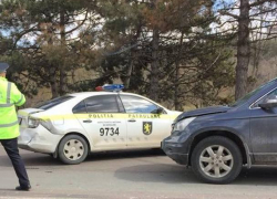 Авария с участием автомобиля патрульной полиции произошла в столице