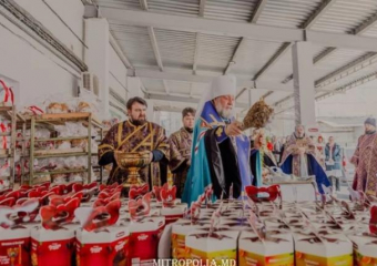 170 тонн куличей освятила Franzeluţa 