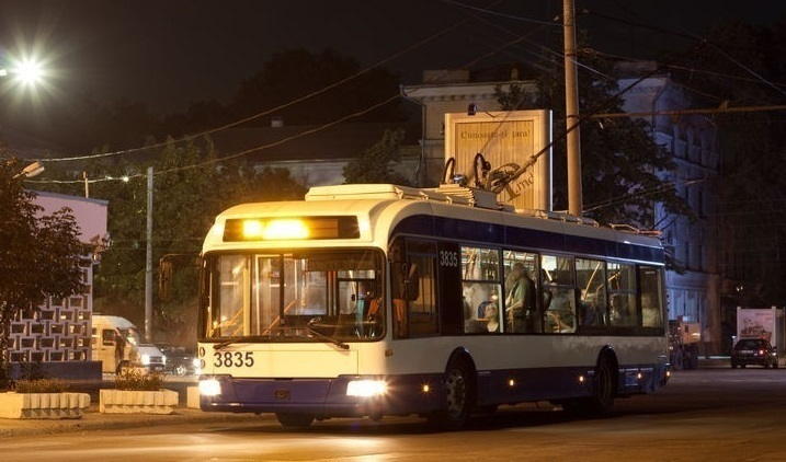 Ночной транспорт в Кишиневе показывает прирост пассажиров
