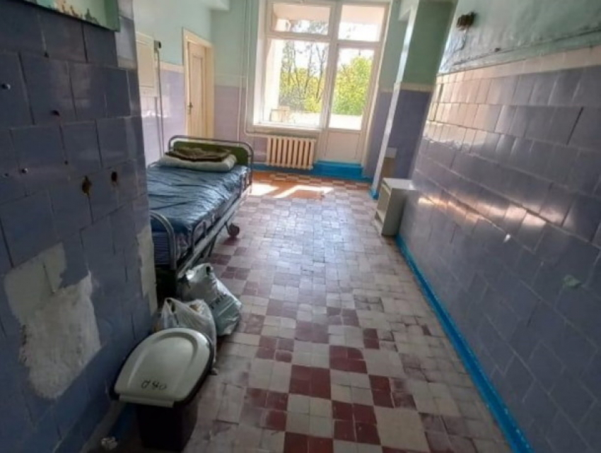 Так выглядит туалет в детском отделении больницы Бельц