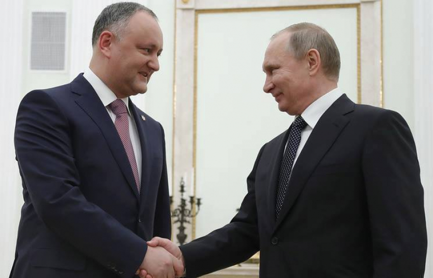 В Москве прошла встреча Игоря Додона и Владимира Путина 