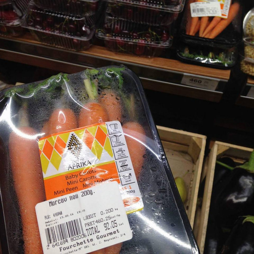 В кишиневском супермаркете килограмм моркови продают по 460 леев 