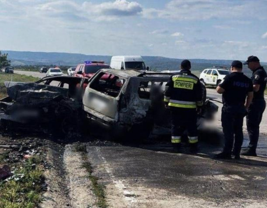 5 человек сгорели заживо в результате ДТП в Страшенском районе