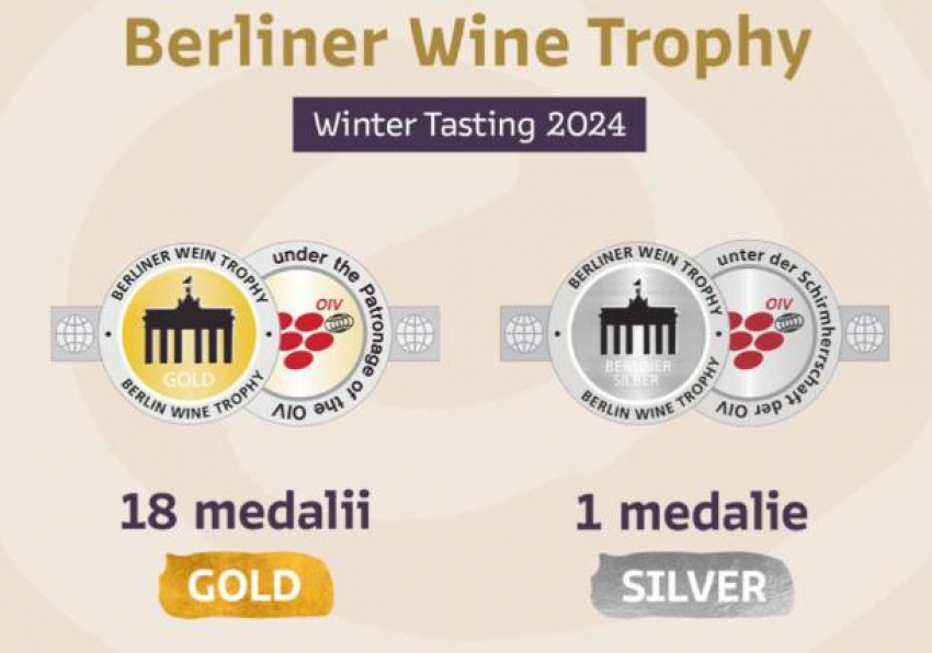 Молдавские вина выиграли 18 золотых и 1 серебряную медаль на фестивале в Берлине