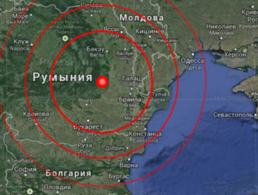 Слабое землетрясение произошло в Румынии рано утром