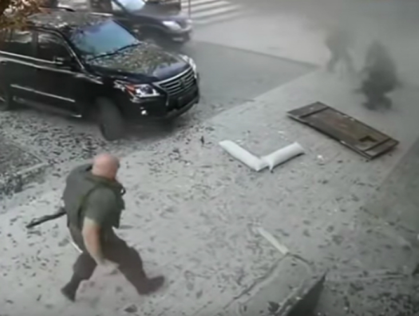 Опубликовано видео взрыва, убившего главу ДНР Александра Захарченко