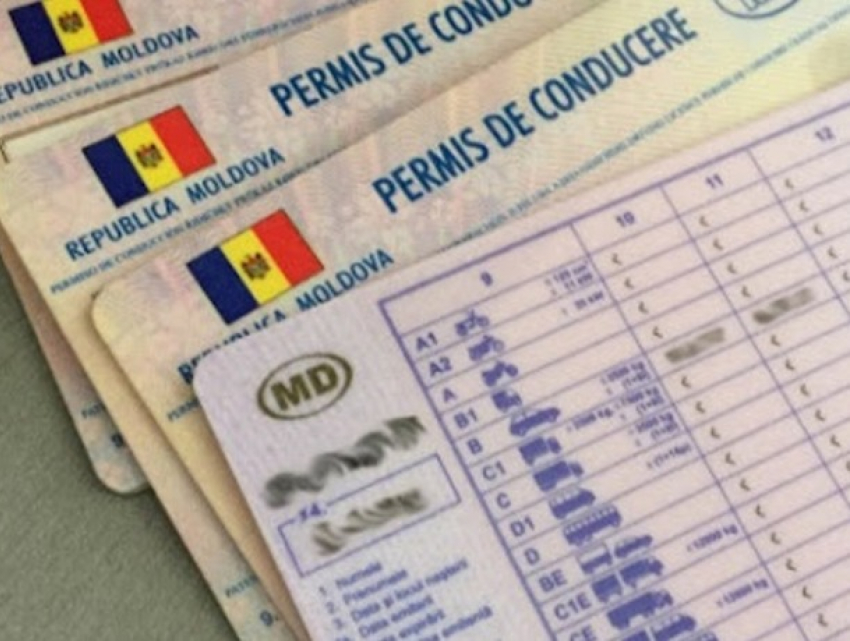 Новые водительские права в Молдове получат усиленную защиту и QR-код