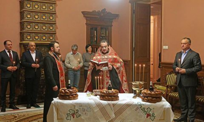 Резиденция президента была освящена