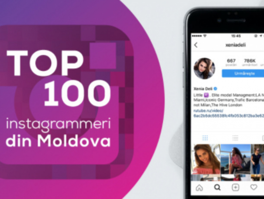 Топ-100 наиболее популярных инстаграмеров составили в Молдове