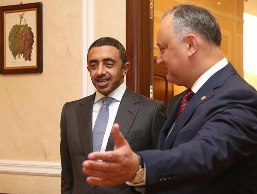 Молдова начинает сотрудничать с ОАЭ в приоритетных для себя секторах, - Додон