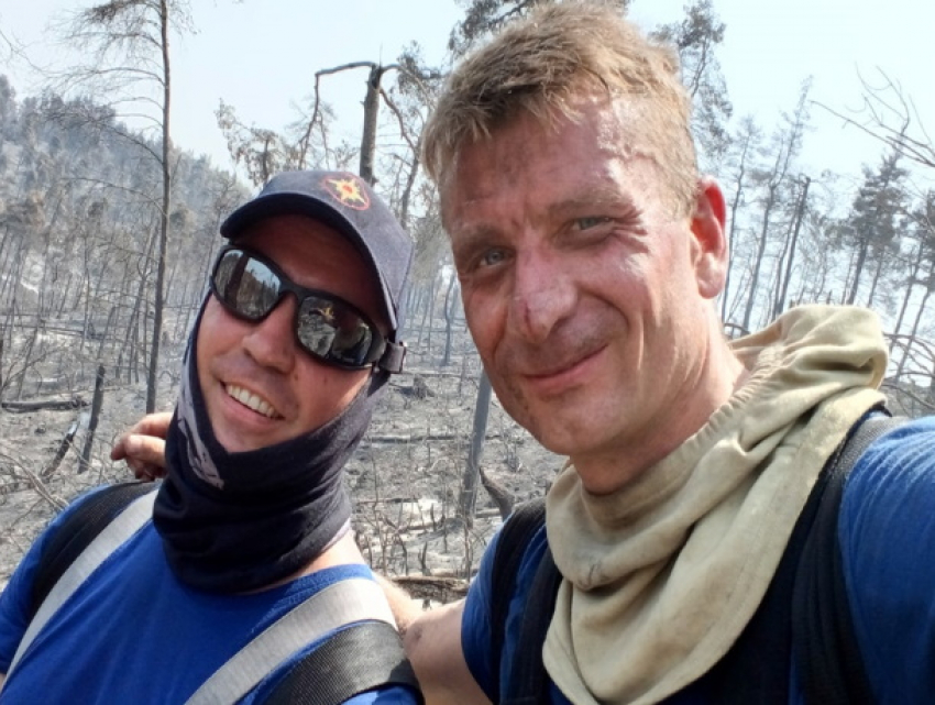 Молдавские пожарные на линии огня в Греции - рассказ Дмитрия Польщина