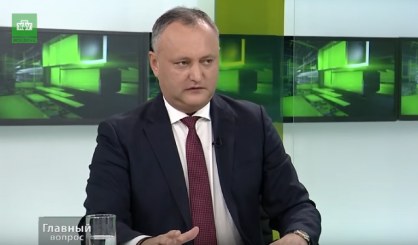 Додон рассказал, как будет добиваться досрочных парламентских выборов 