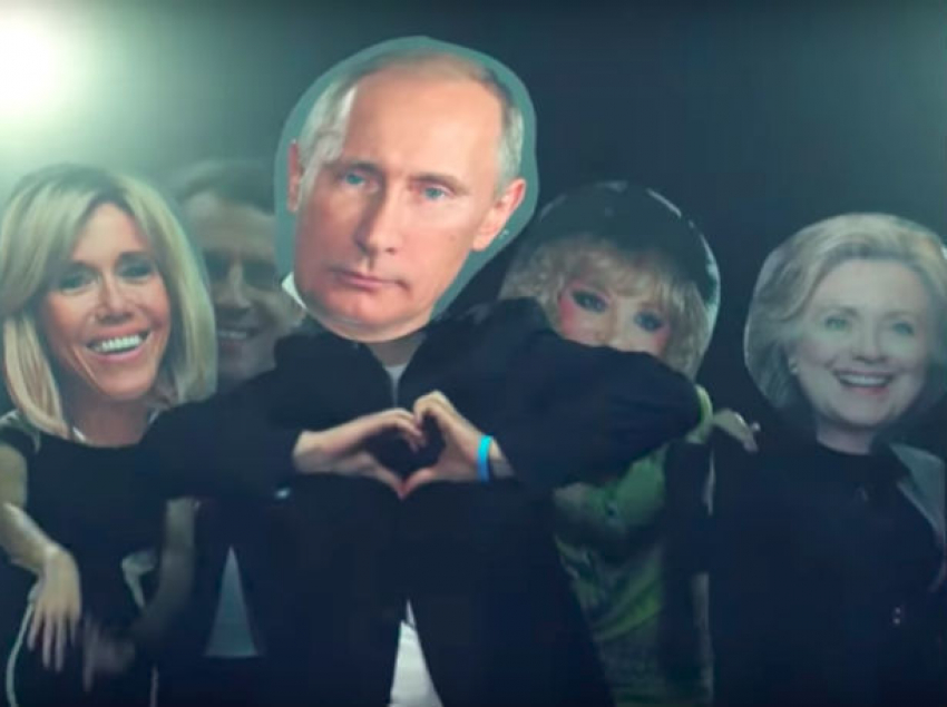 Шуточное видео поздравления Путина от «Трампа» и «Меркель» стало хитом YouTube