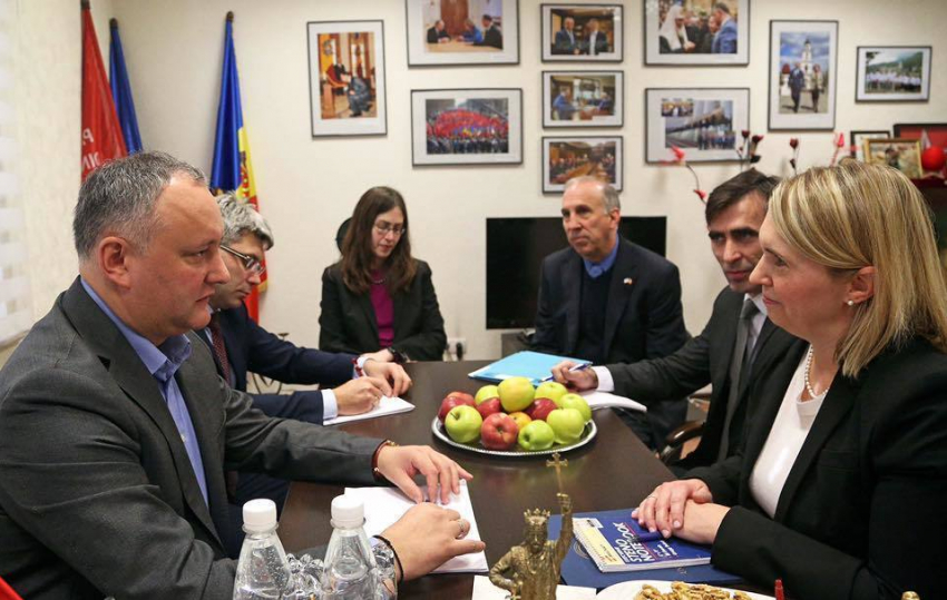 Игорь Додон обсудил молдо-американские отношения с послом США