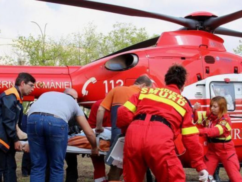 Шестилетний ребенок был доставлен вертолетом SMURD из Кишинева в Бухарест