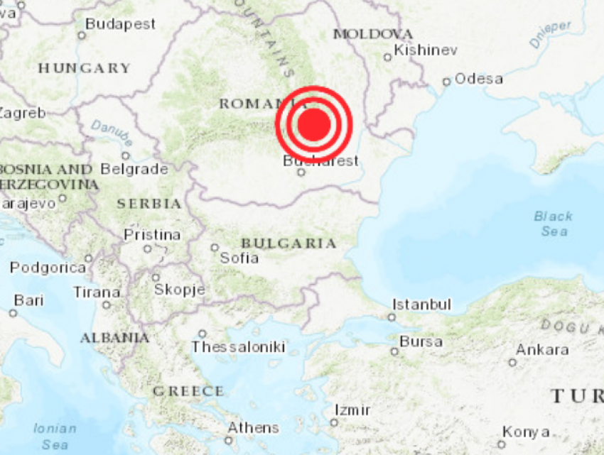 За последние сутки в регионе Вранча зафиксировано два землетрясения