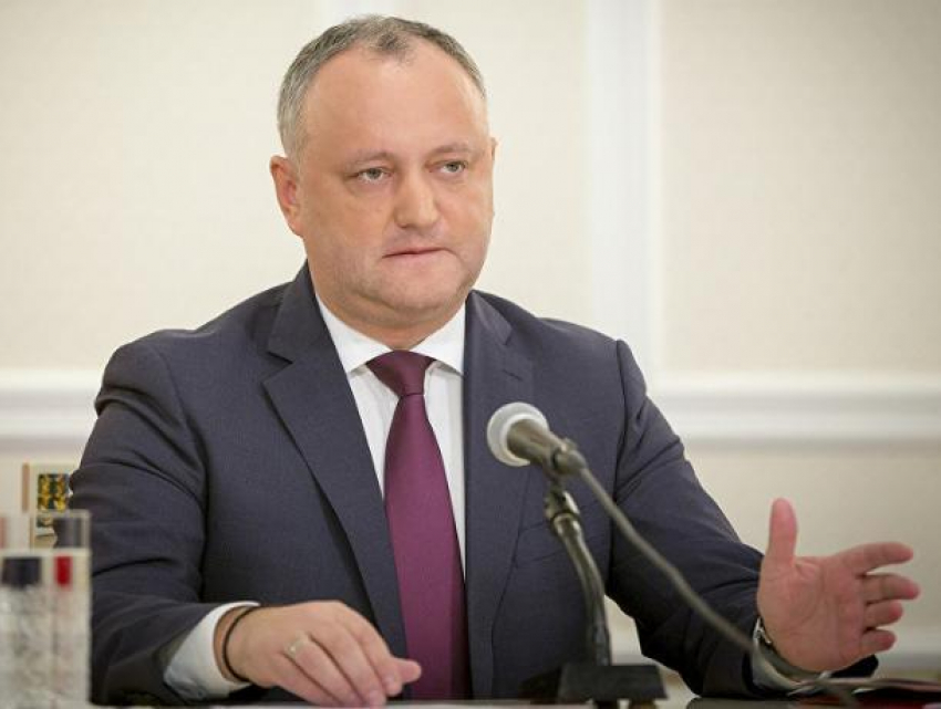 Козак не планирует обсуждать вопросы формирования власти в Молдове, - Игорь Додон