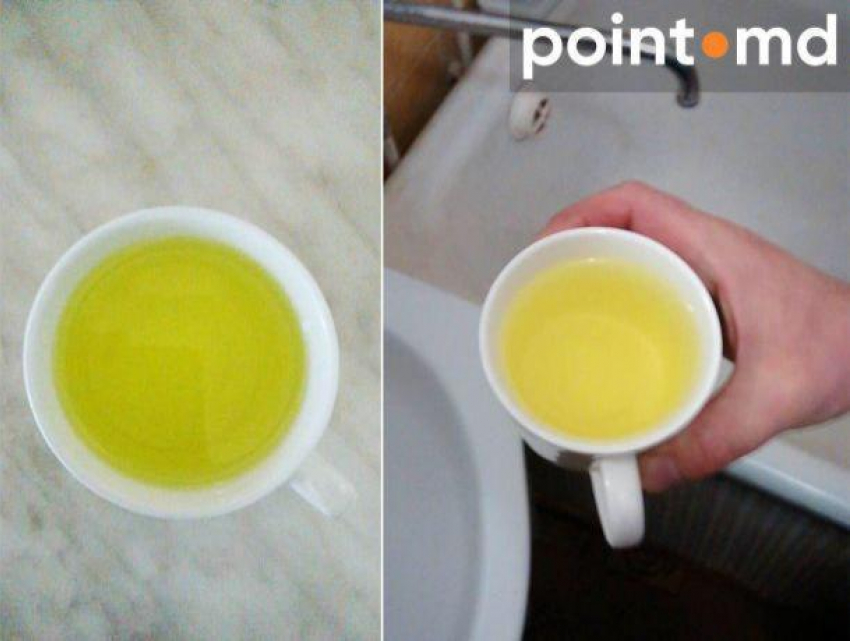 Жители Рышкановки жалуются на воду ядовито-жёлтого цвета из кранов