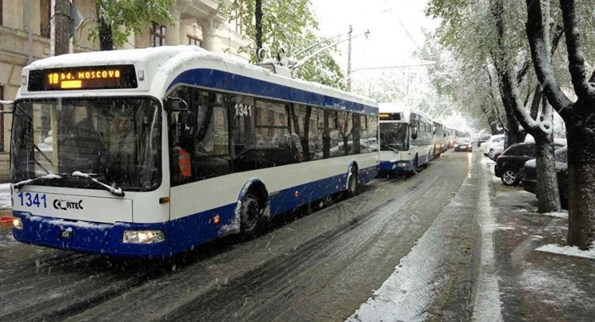 Узнай, какой общественный транспорт ездит сегодня в Кишиневе 