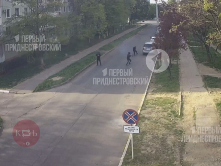Опубликованы видеокадры обстрела здания МГБ в Тирасполе