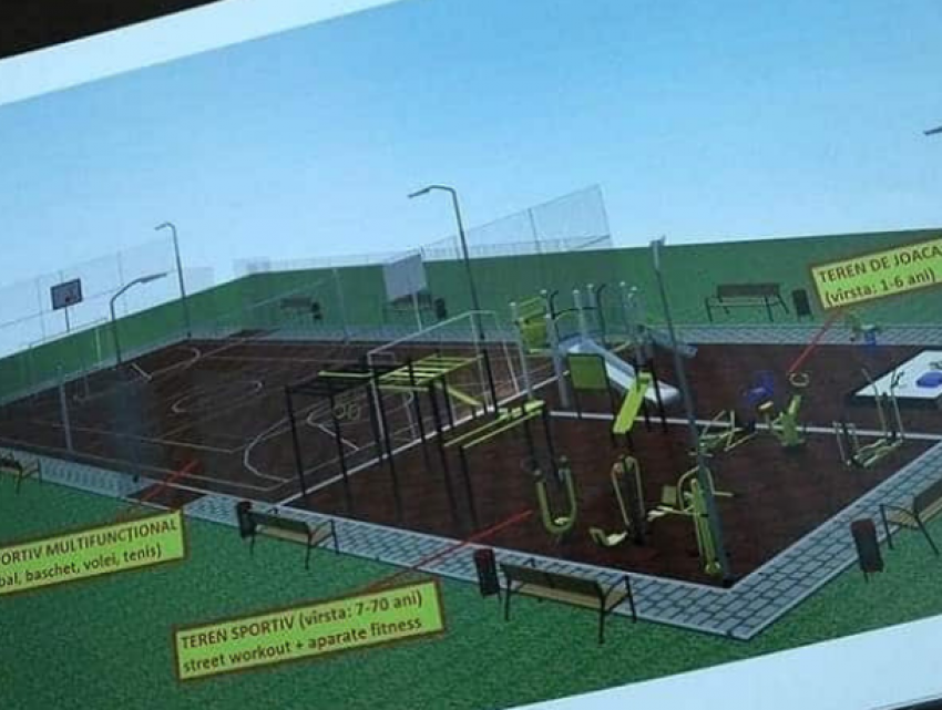 80 новых спортплощадок во дворах Кишинева будет построено в 2019 году