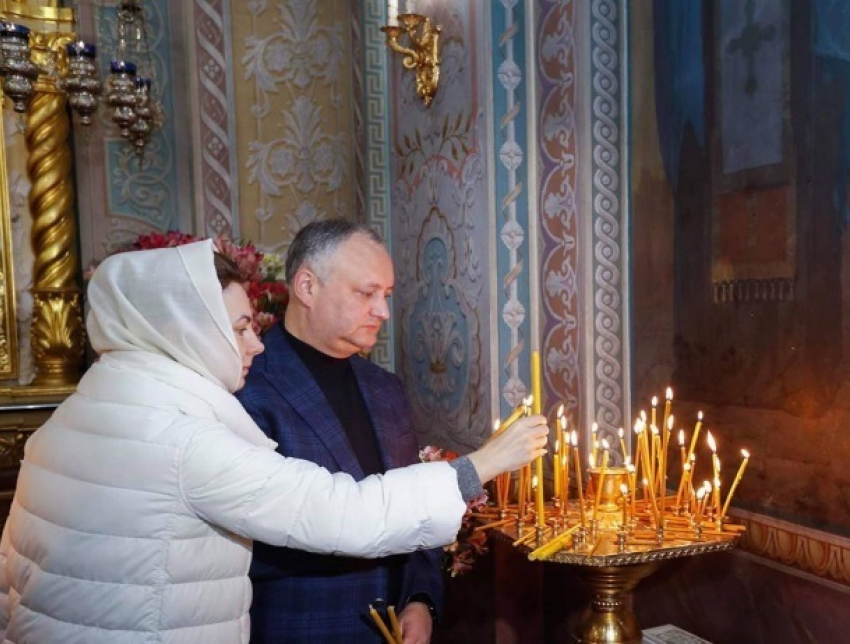 Игорь Додон помолился в Кэприянском монастыре за процветание Молдовы