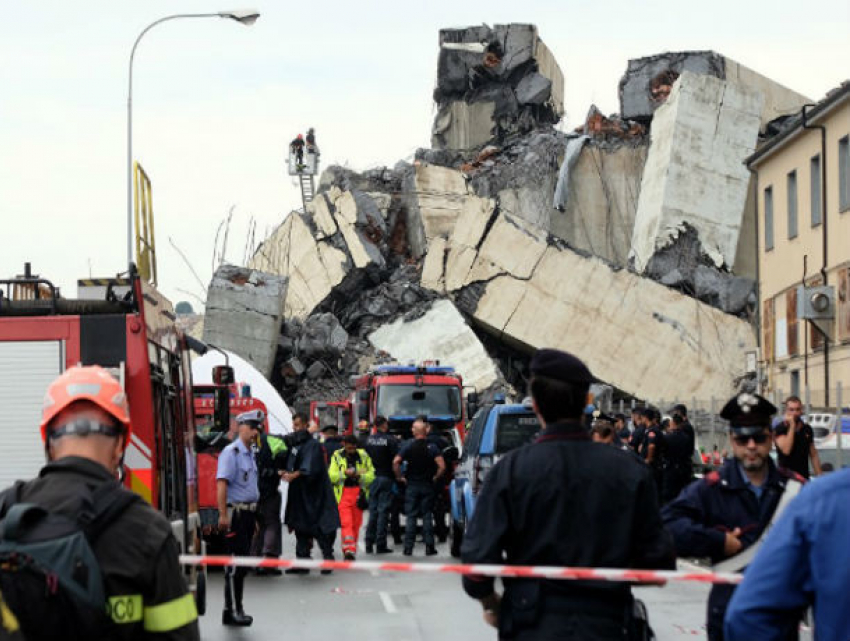 Количество погибших при обрушении моста в Генуе достигло 42 человек