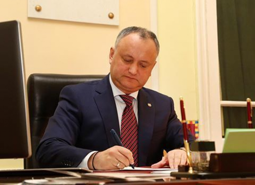 Президент выступил с законодательной инициативой о запрете разведки и добычи сланцевого газа на территории Молдовы