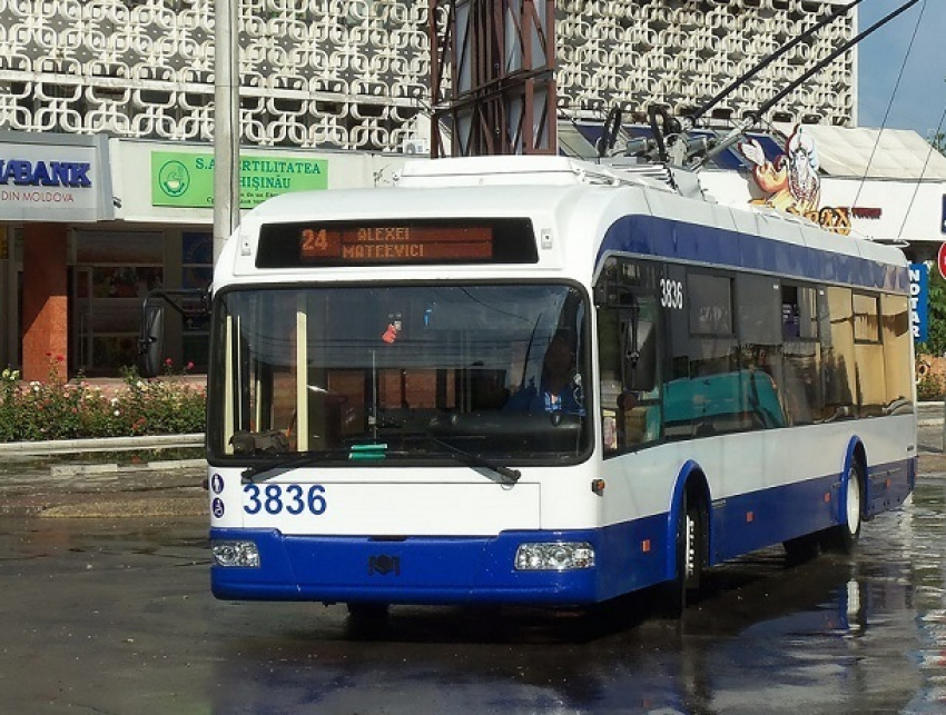 В Кишиневе открылась линия аккумуляторных троллейбусов до Трушен