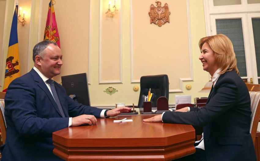 Президент Молдовы Игорь Додон встретился с башканом Гагаузии Ириной Влах