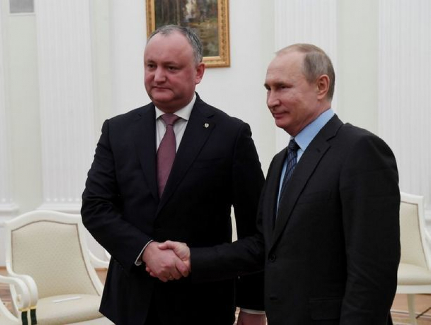 Президенты Молдовы и России обсудят текущие вопросы российско-молдавского сотрудничества
