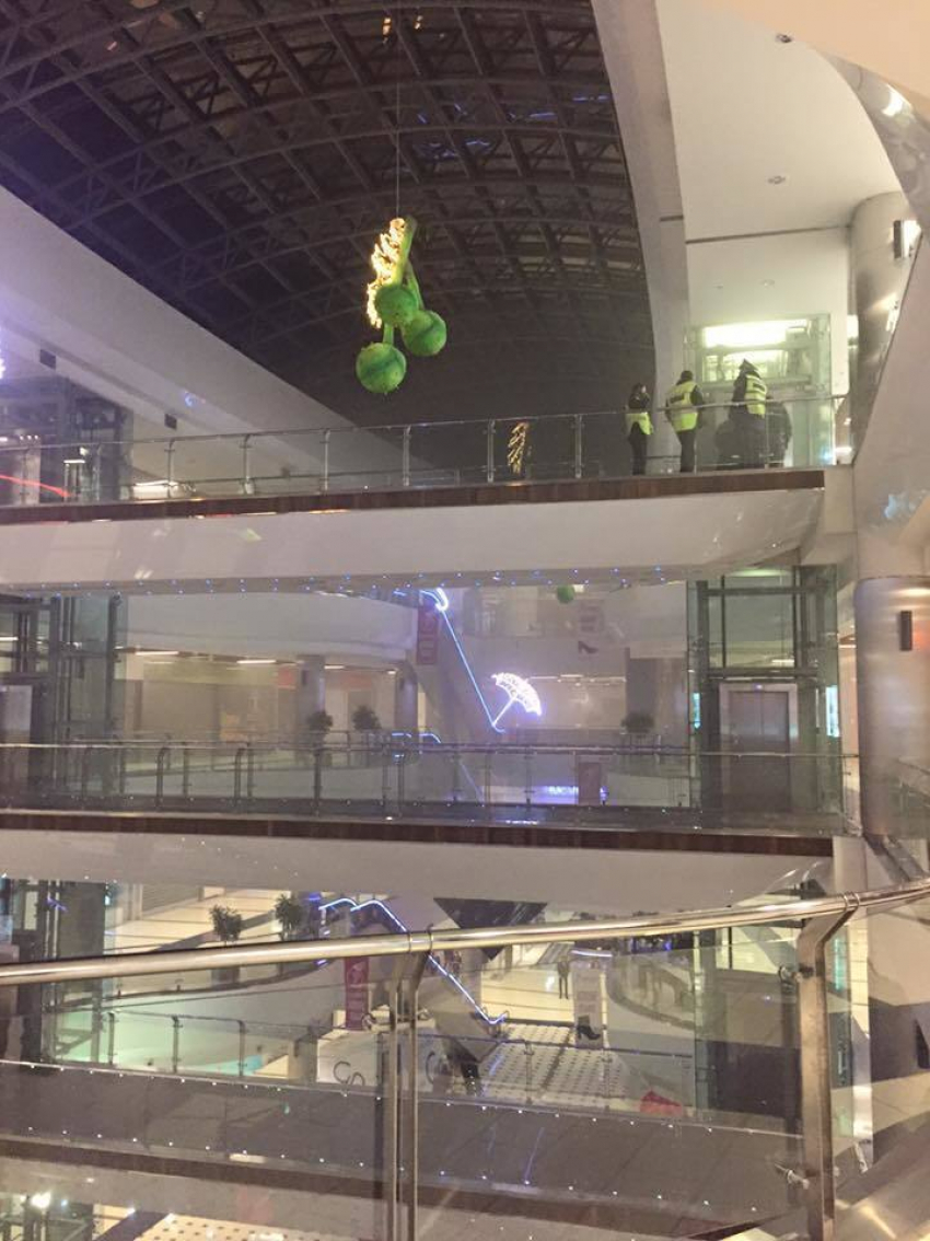 Посетителей торгового центра в Кишиневе эвакуировали из-за угрозы пожара 